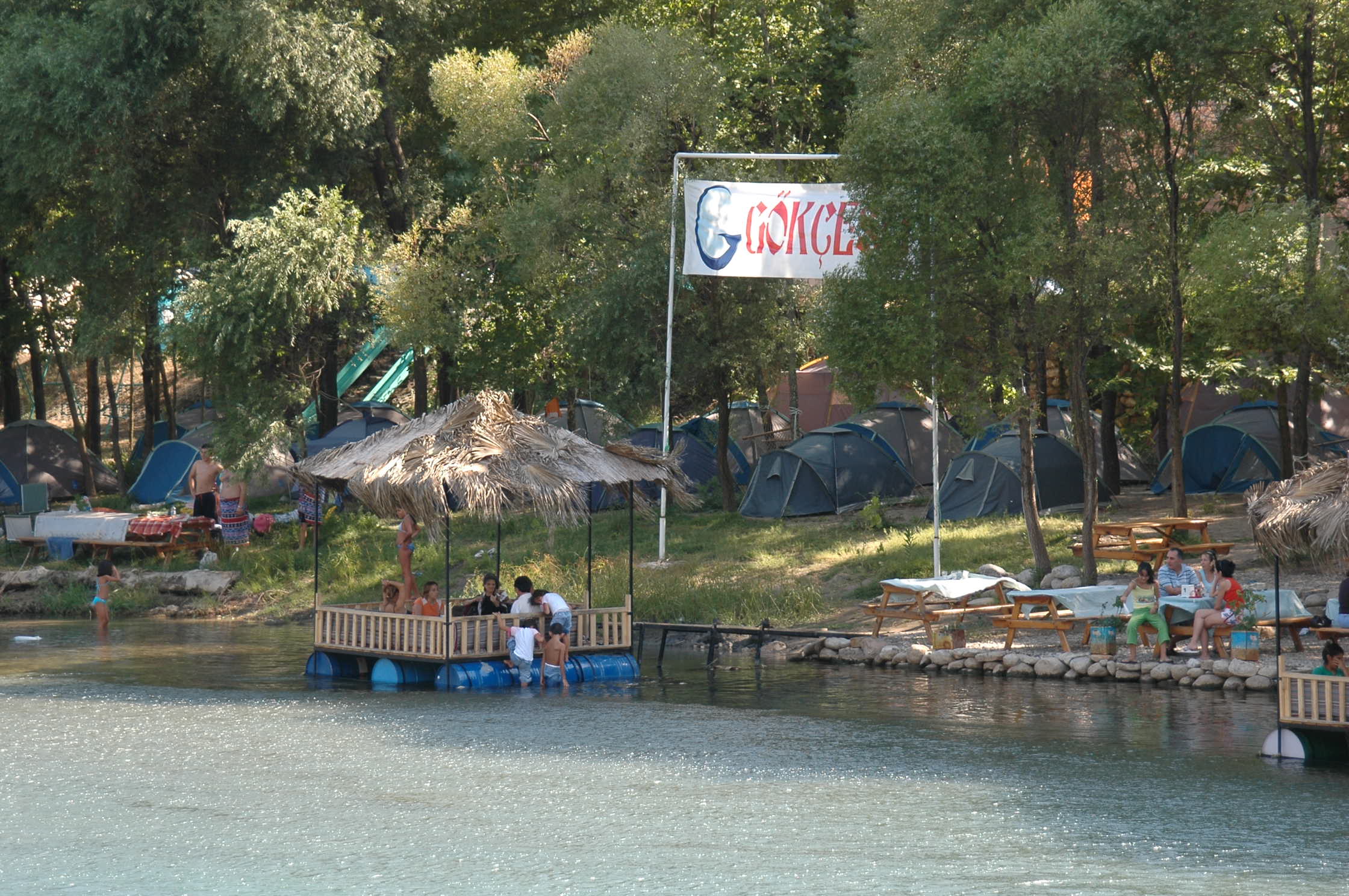 Antalya koprulu kanyon camping rafting �ad�r kamp�