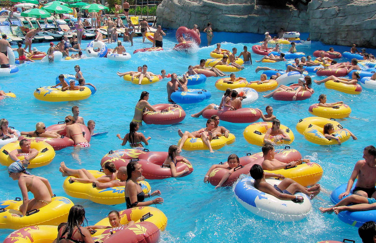 aquapark gezisi Antalya koprulukanyon Gokcesu camping rafting