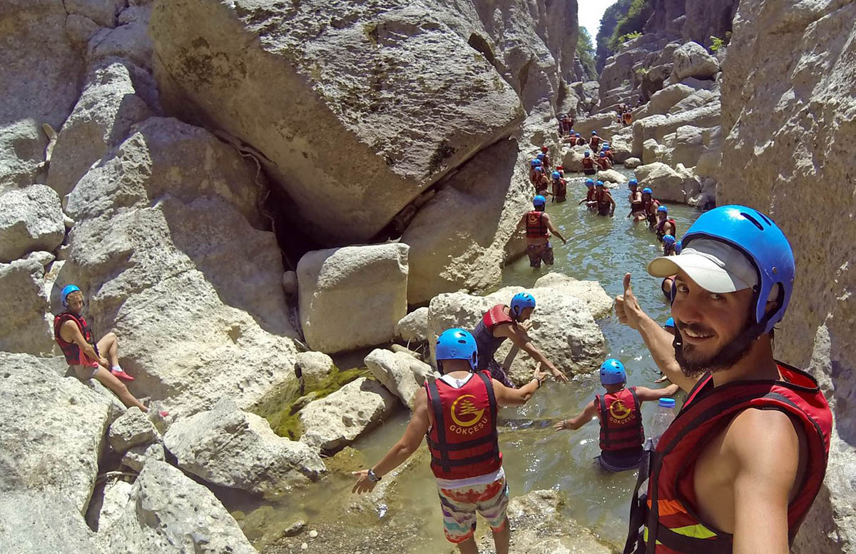 canyoneering Antalya koprulukanyon Gokcesu camping rafting