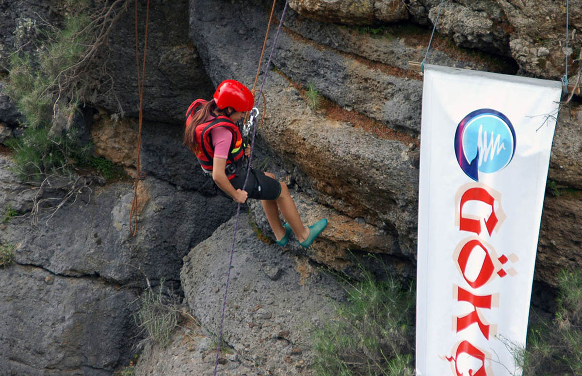 canyoneering Antalya koprulukanyon Gokcesu camping rafting