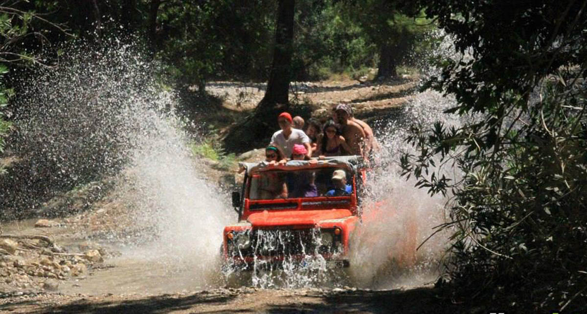 jeep safari Antalya k�pr�l� kanyon G�k�esu camping rafting