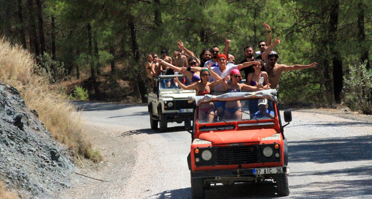 jeepsafari Antalya koprulukanyon Gokcesu camping rafting