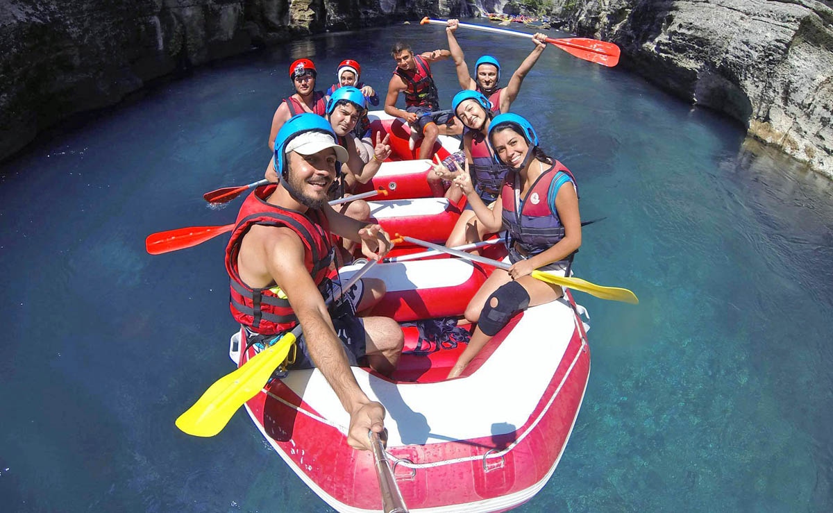 rafting Antalya koprulukanyon Gokcesu camping rafting