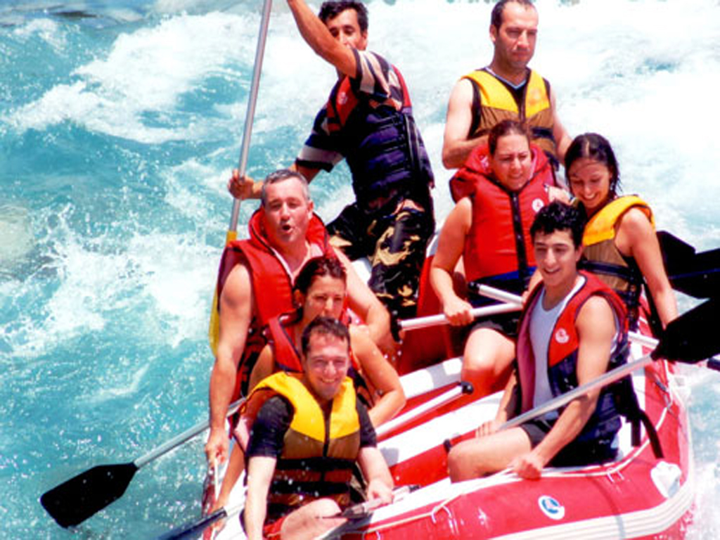 rapid rafting Antalya koprulukanyon Gokcesu camping rafting