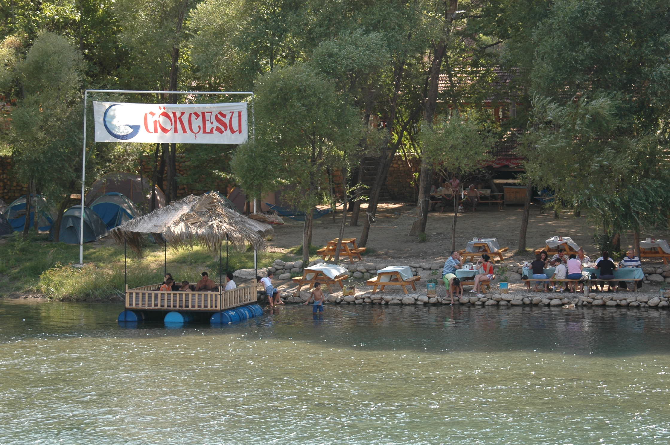 K�pr�l� Kanyon Do�ada Kamp Nehirde Rafting